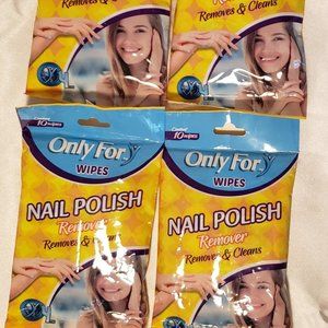 40 NAIL POLISH REMOVING Removal Quick Wipes Travel Convenient